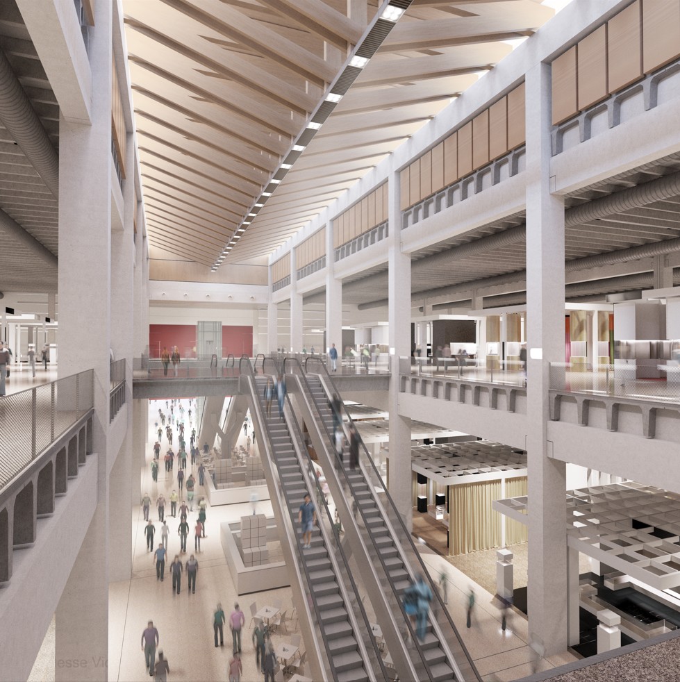 Graphic render of the new Hall 2 at IEG Vicenza venue